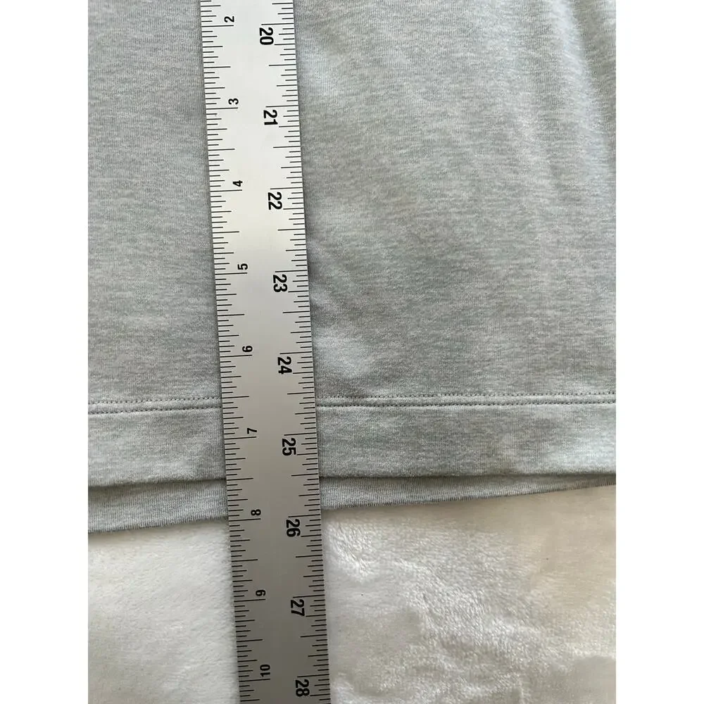 Lululemon Pullover Men's M Gray Metal Vent Tech Quarter Zip Lightweight Training - Picture 7 of 9